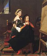 Jean Auguste Dominique Ingres, Raphael and La Fornarina (mk04)